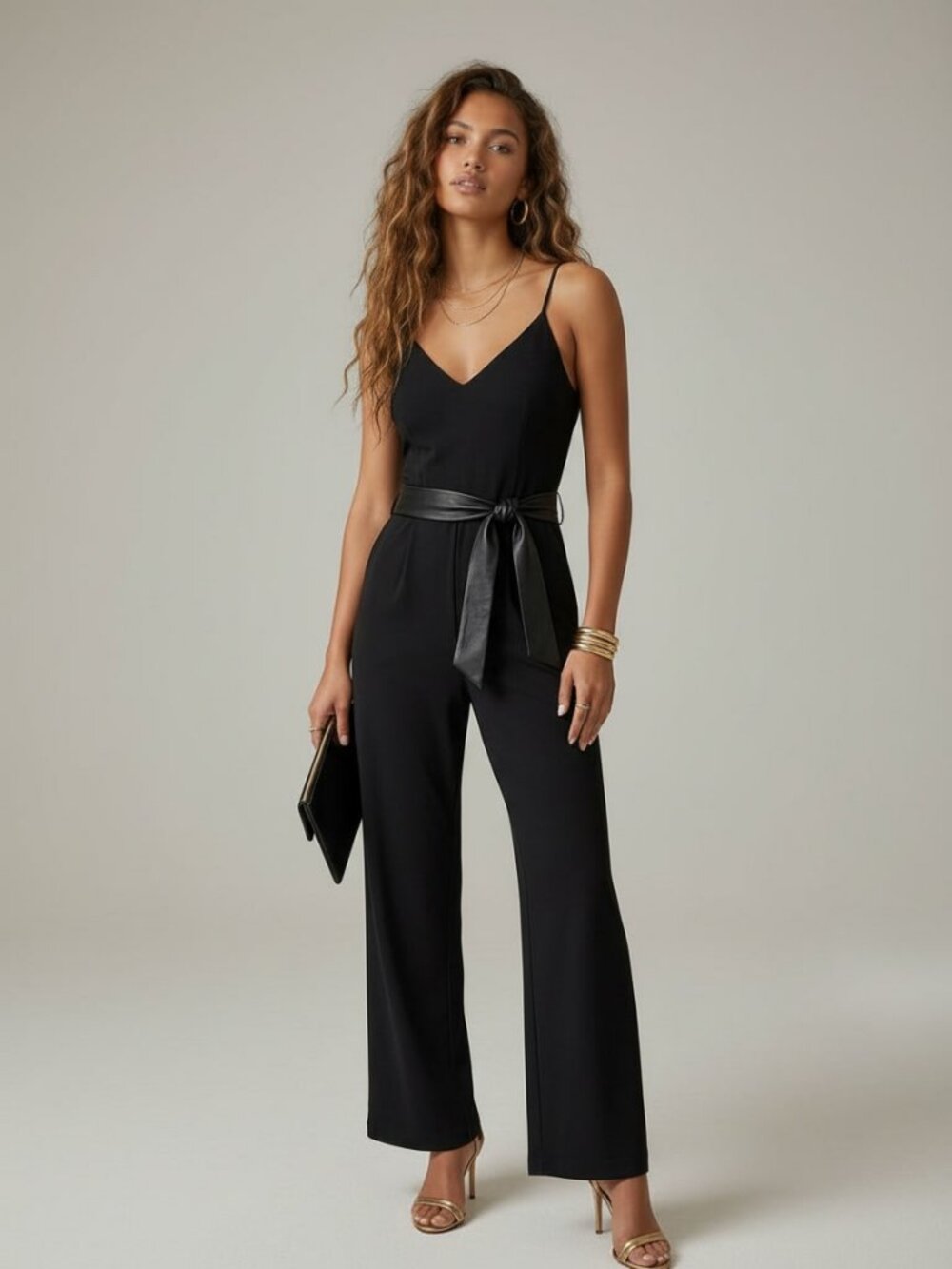 & Other Stories Black Jumpsuit Size 6